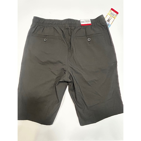 Hang Ten‎ Mens Black 2-Way Stretch Hybrid Shorts Drawstring Waistband NEW M - Picture 6 of 9